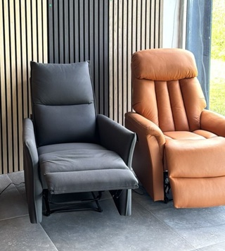 Relax fauteuil elektrisch XXL, Orange, 2025